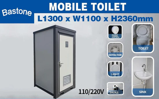 Toilette Portatile Bastone con Lavabo - Ideale per Eventi all'Aperto-9